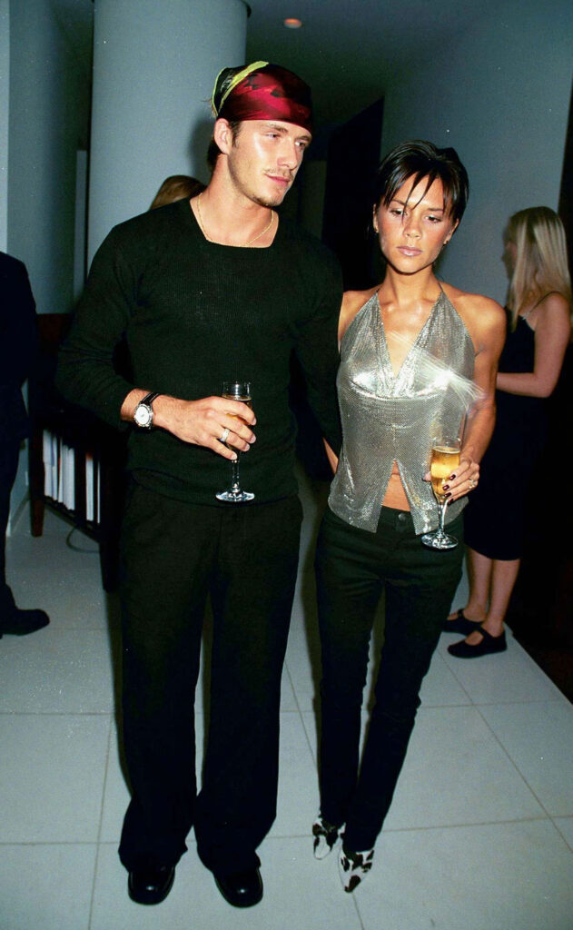 david and victoria beckham posh becks style fashion '90s