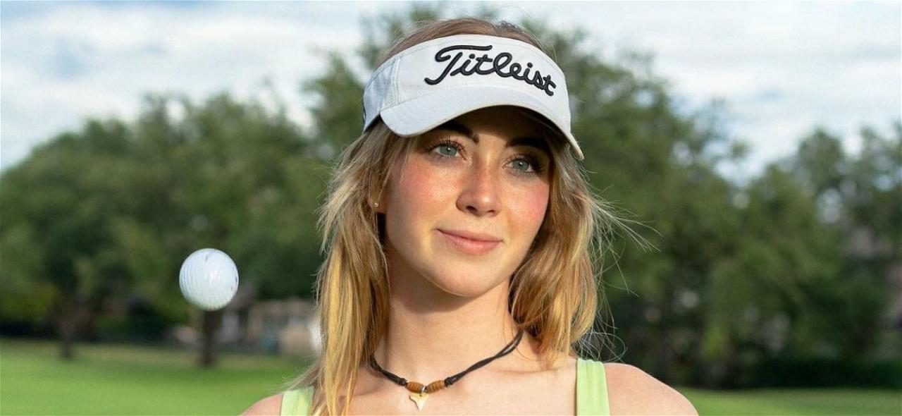 Golfer Grace Charis Shows Off Her ‘Money Shot’ In Her Plunging Crop Top