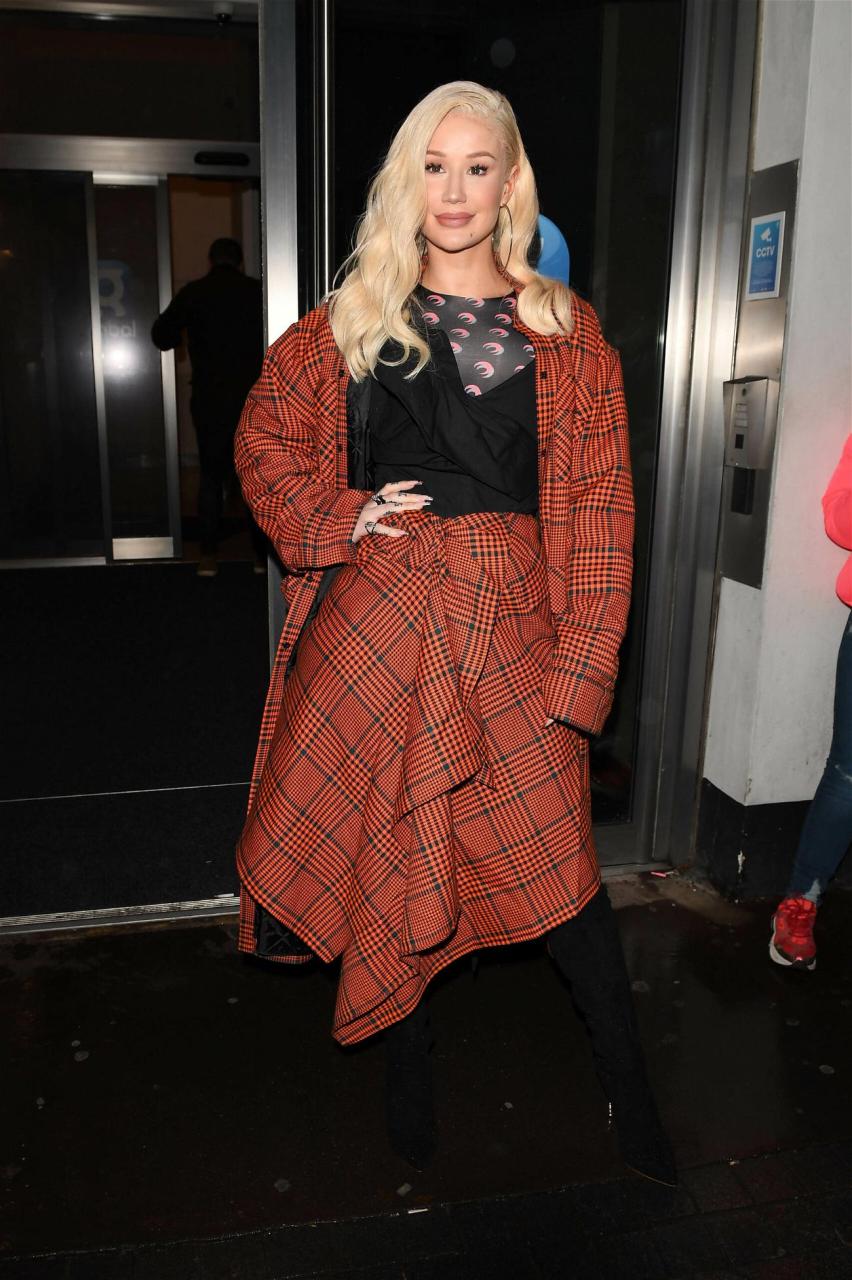 Iggy Azalea pictured at Capital Radio in London, England.