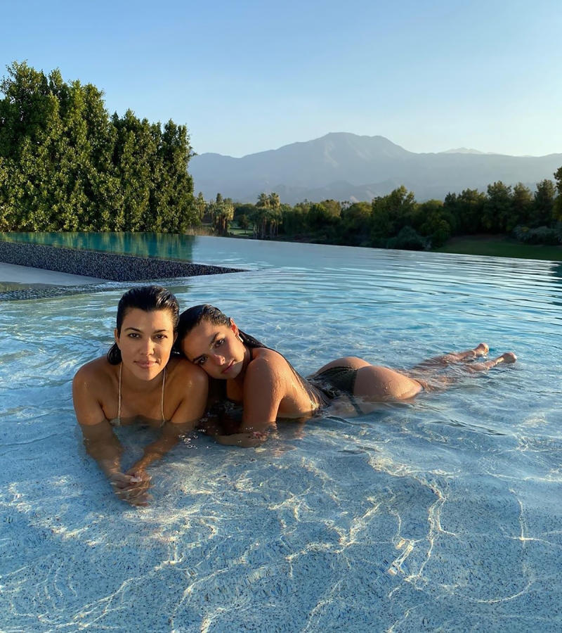 See Every Pic From Kourtney Kardashian and Addison Rae's Sexy Bikini Shoot