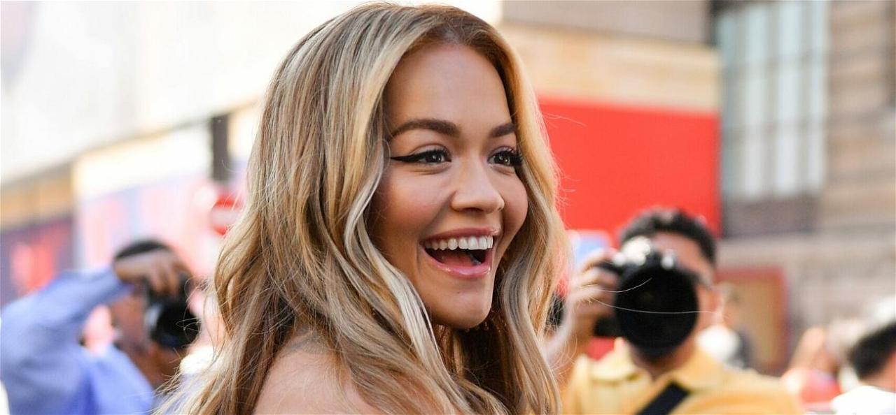 Rita Ora attends the Schiaparelli Couture Fall Winter 2022 2023 show as part of Paris Fashion