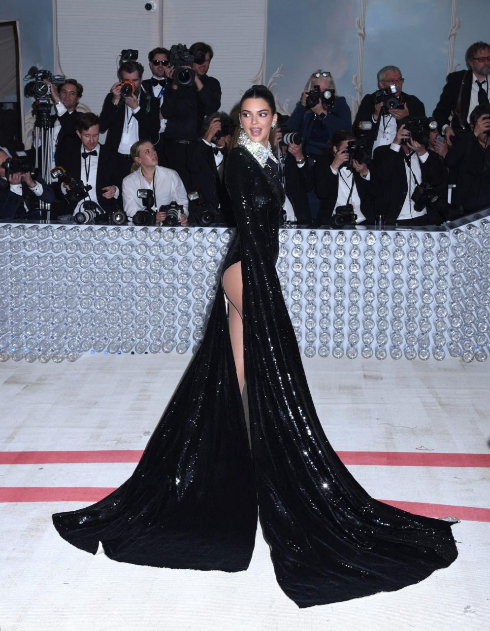 Kendall Jenner Bares It All In Risqué Met Gala After-party Outfit Alongside Her Beau Bad Bunny