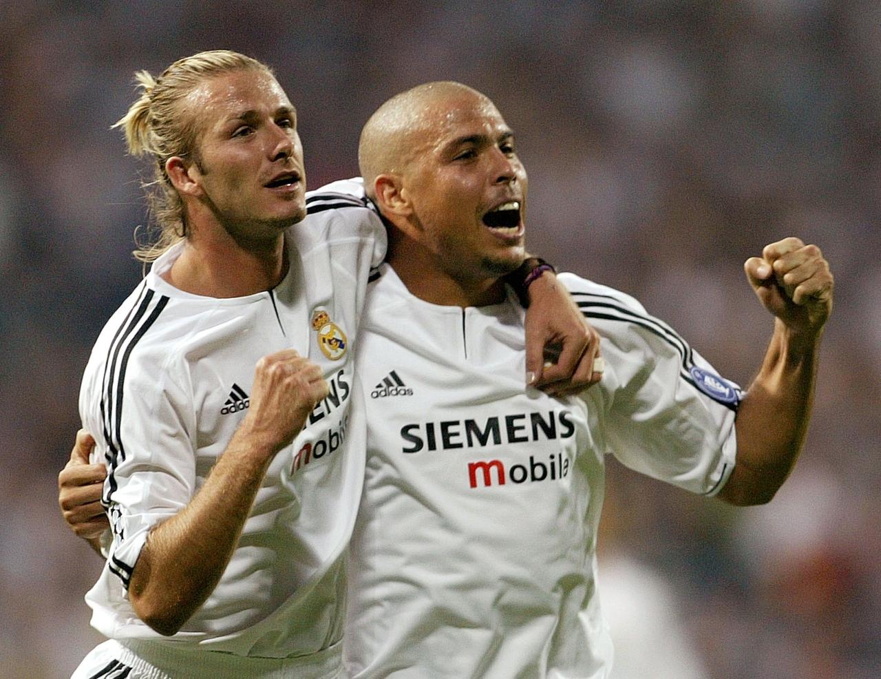  David Beckham and Ronaldo were together at Real Madrid from 2003-2007