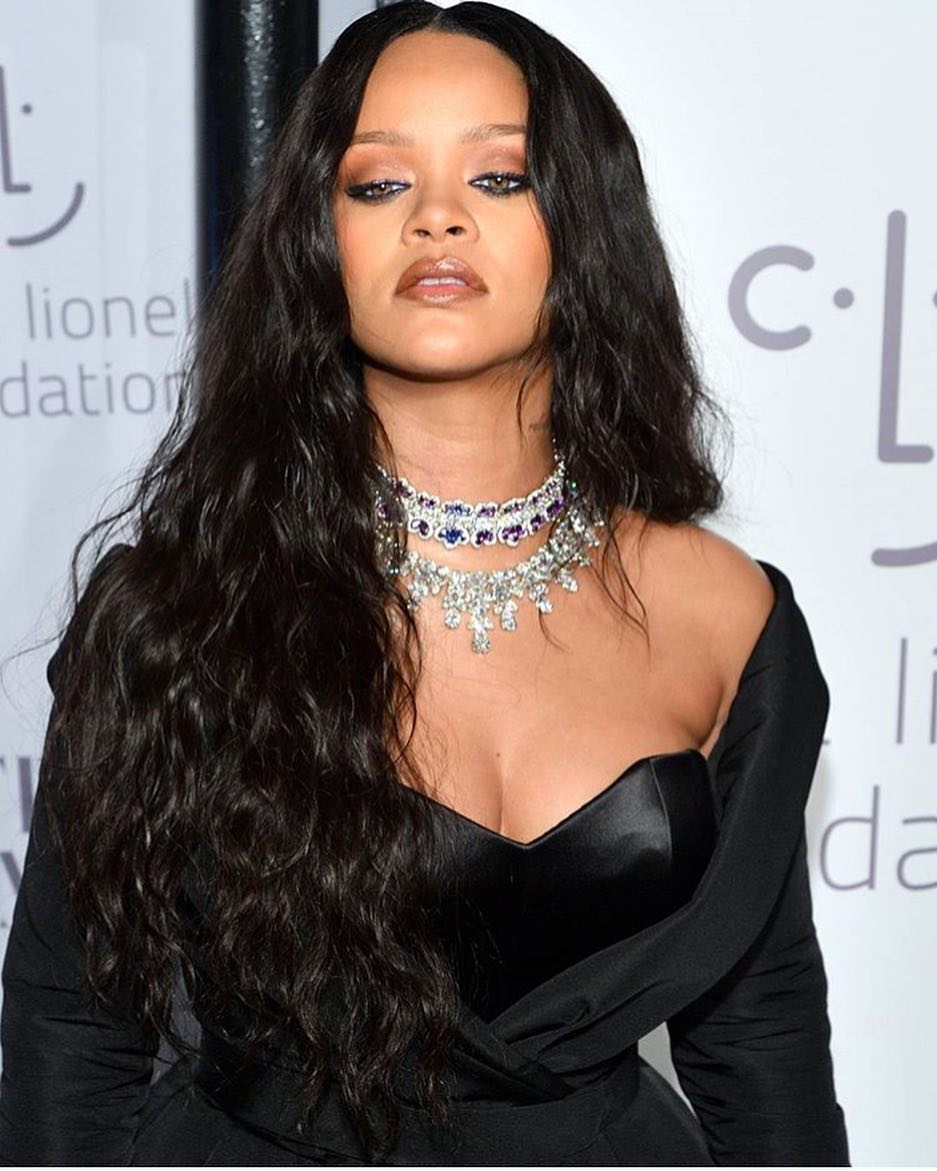 Rihanna with jewelry