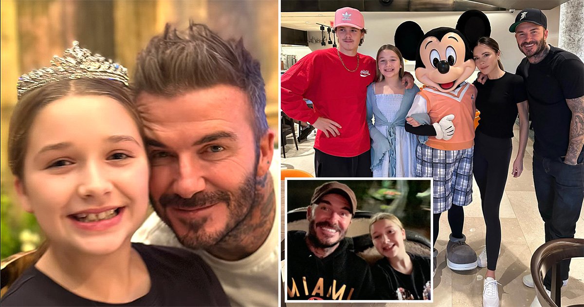 beckhams disney trip