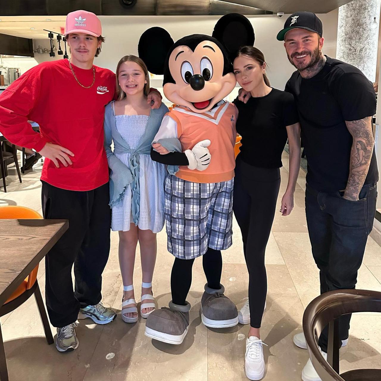 beckhams disney trip