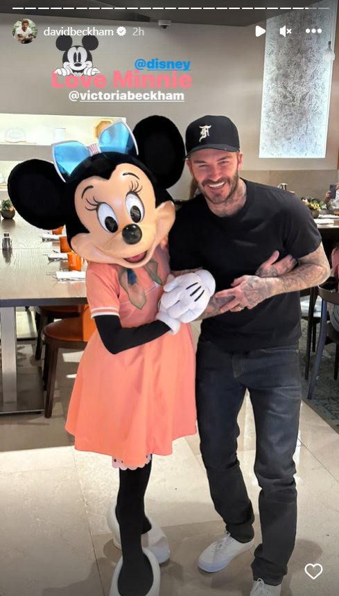 beckhams disney trip