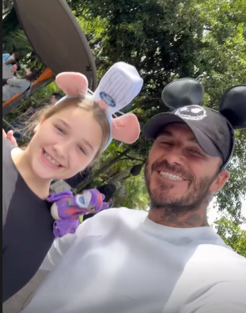 beckhams disney trip