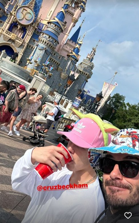 beckhams disney trip