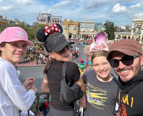 beckhams disney trip