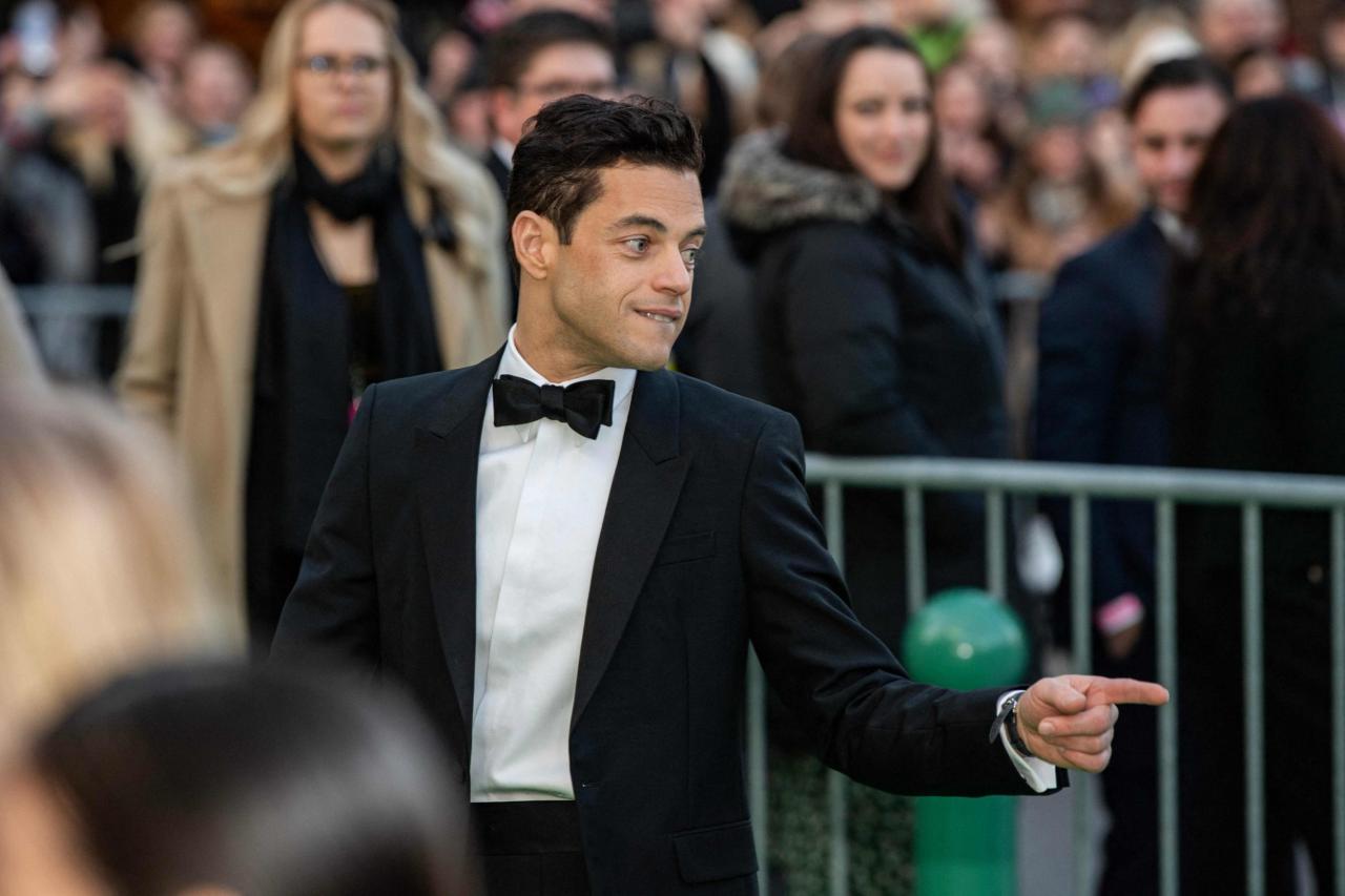 US actor Rami Malek arrives at the Earthshot Prize awards.