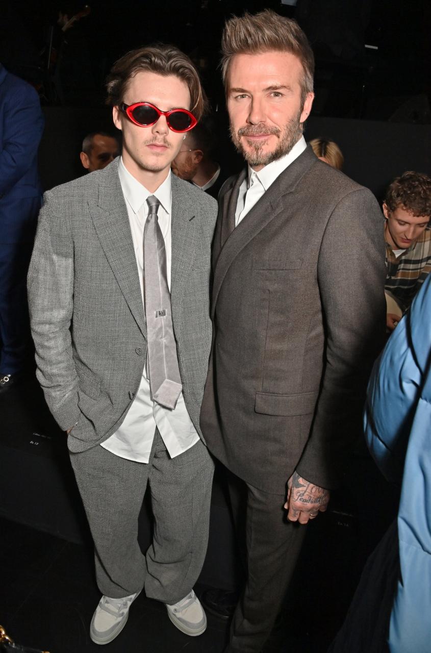 David and Cruz Beckham 