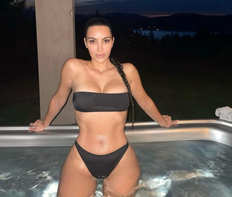 Kim Kardashian Makeup Free Photos