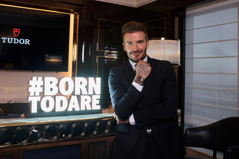 David Beckham at the Tudor event in Macau on May 24. Photo: Handout