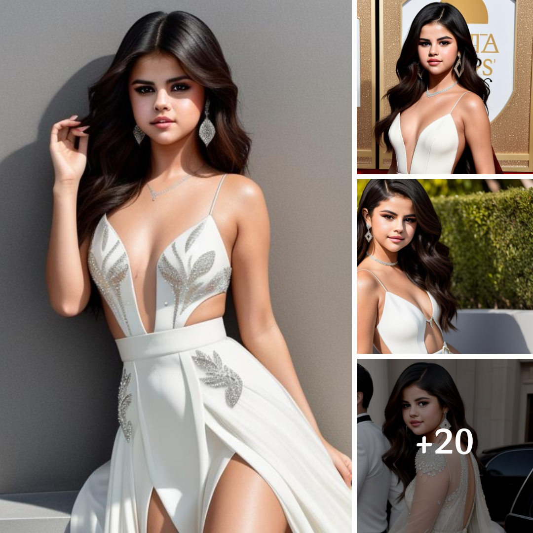 Selena Gomez exudes timeless elegance and grace, captivating hearts with her irresistible allure.