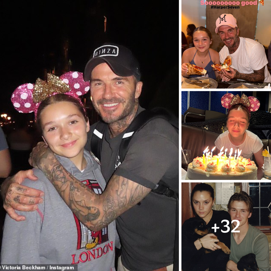 David Beckham and daughter Harper enjoy quality father-daughter time with some pizza at Miami Slice