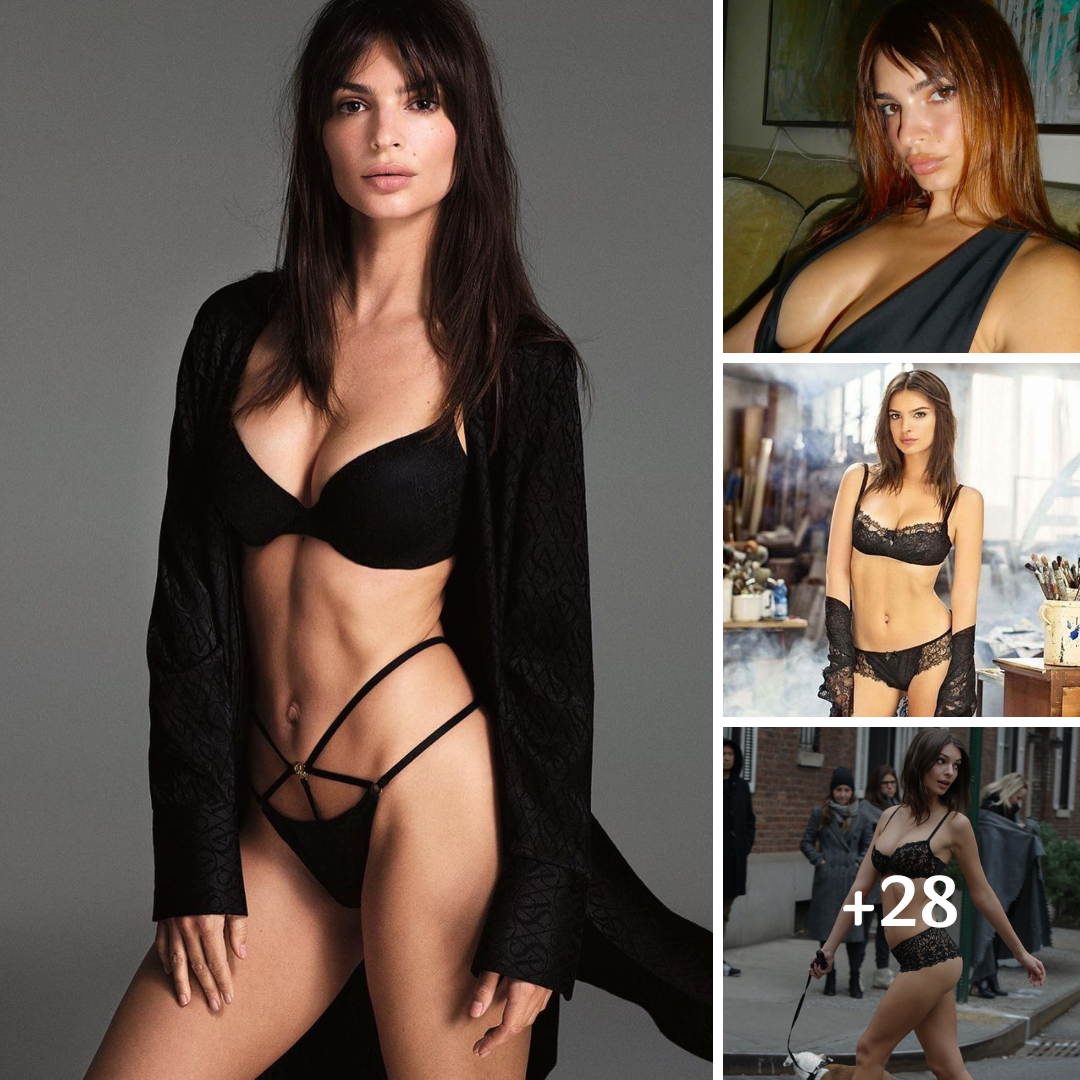 Emily Ratajkowski Sizzles In Victoria’s Secret’s Latest Underwear Collection