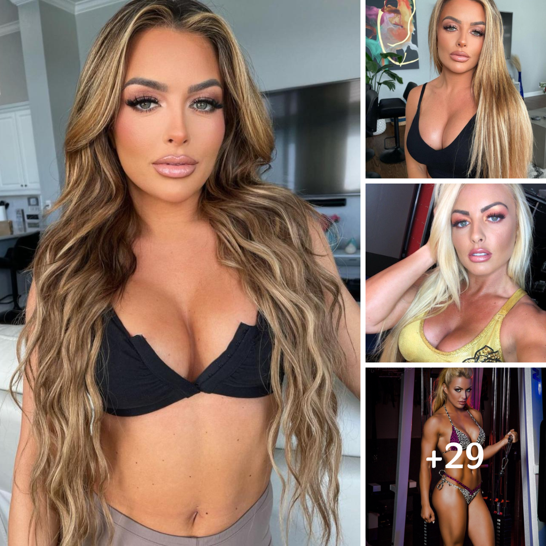 Mandy Rose’s Chest Pops Out Of Tight Black Top In ‘Sultry’ Photo