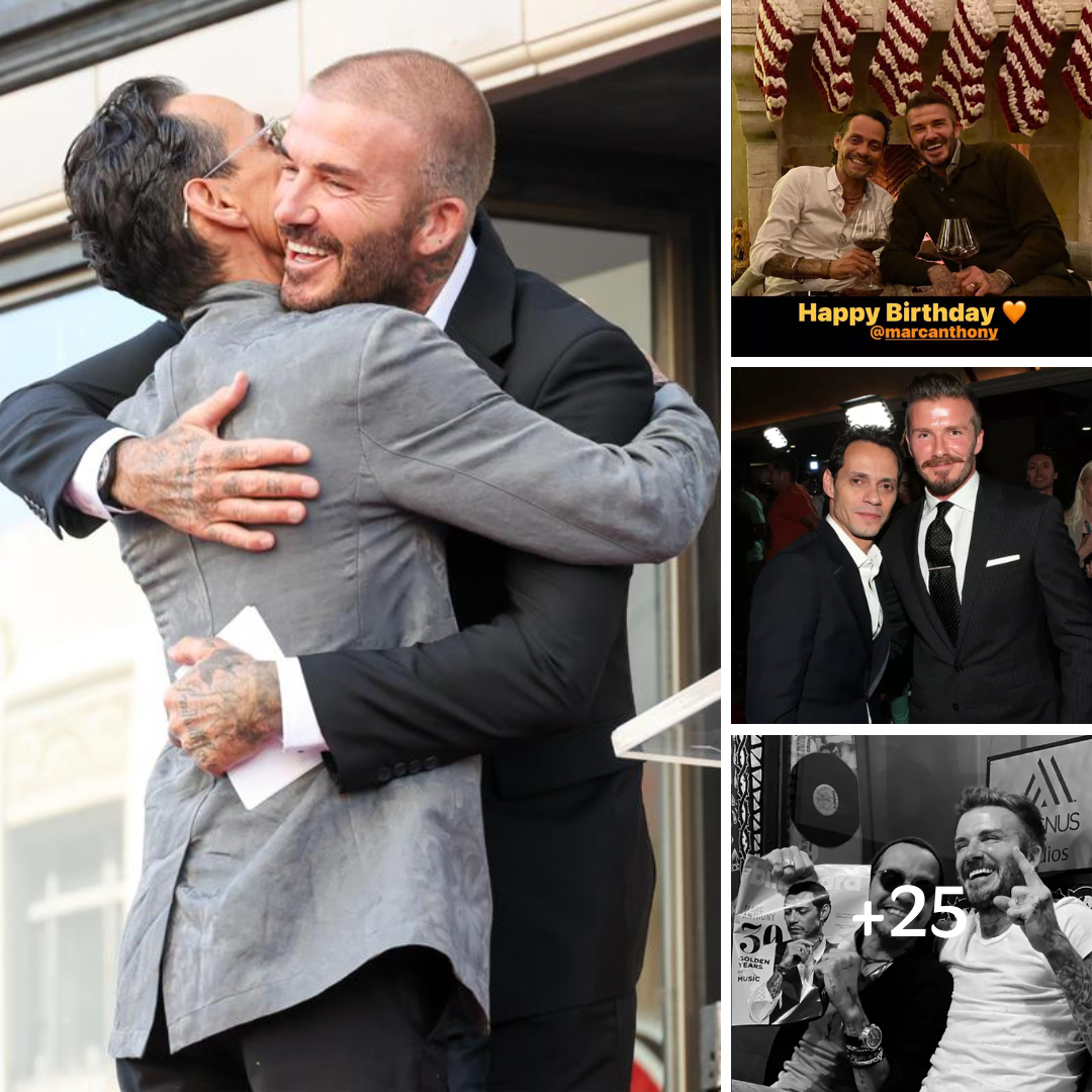 David Beckham Celebrates Marc Anthony’s 55th Birthday