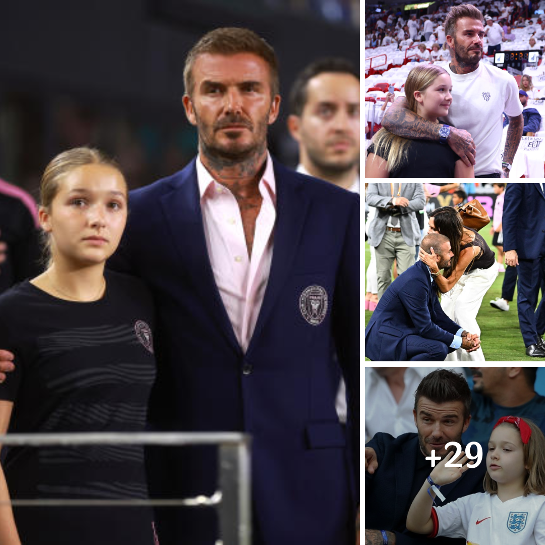 David Beckham’s Daughter Harper Helps Her Dad Channel His Inner Cowboy as the Beckhams Take Nashville