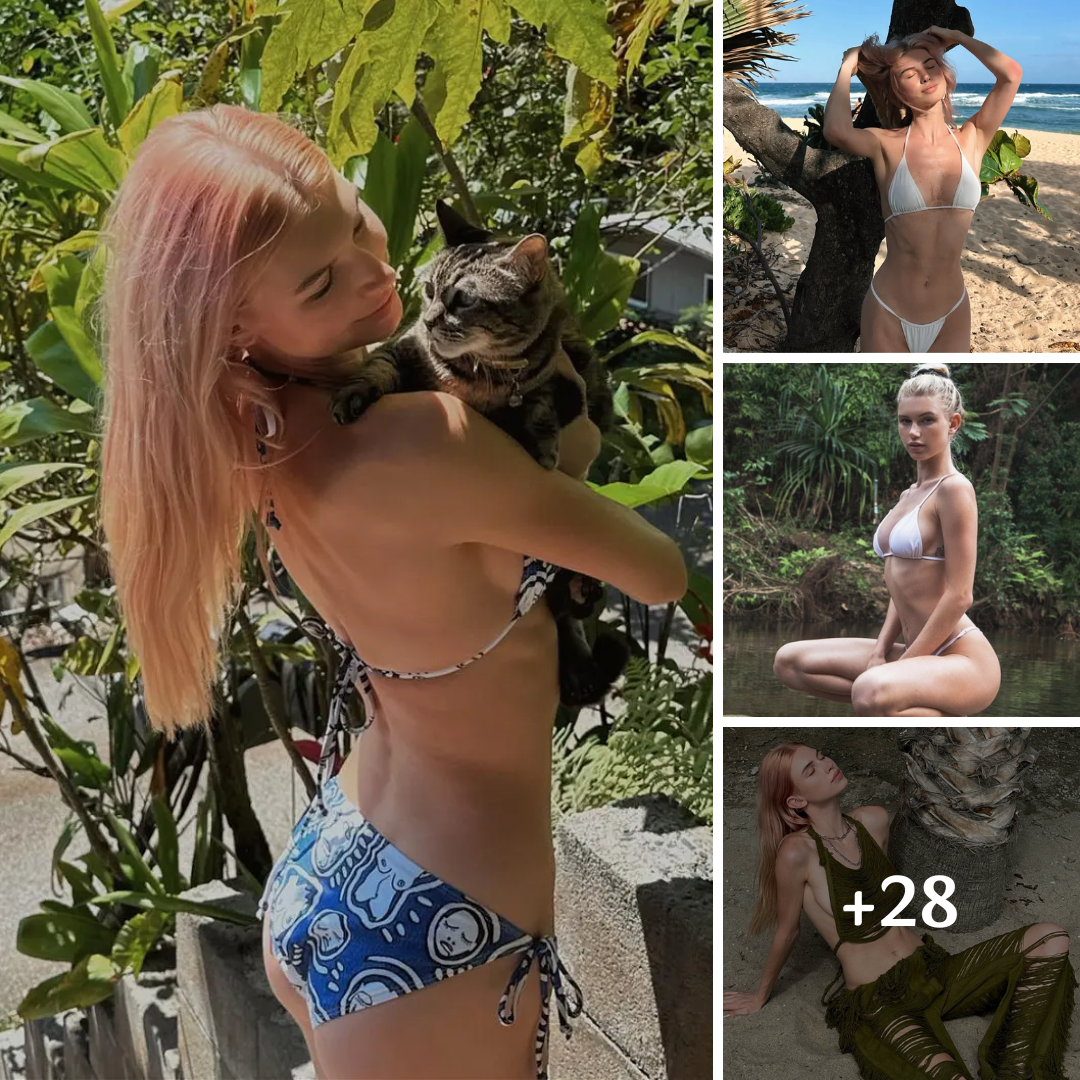 Brittan Byrd In Drawstring Bikini Is ‘A Feline Person’