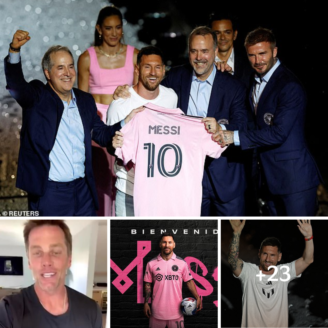 Tom Brady and Steph Curry send Lionel Messi a ‘welcome to Miami’ message as he joins David Beckham’s MLS team – and USA coach Gregg Berhalter also joins in