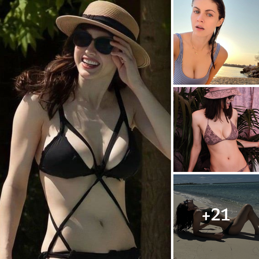 Alexandra Daddario Stuns In Bikini With Soaking-Wet Hair