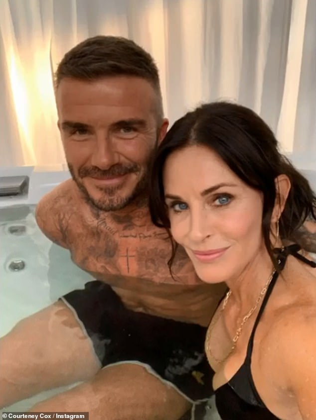 Why were David Beckham and Courteney Cox in a hot tub together? | Esquire  Middle East – The Region's Best Men's Magazine