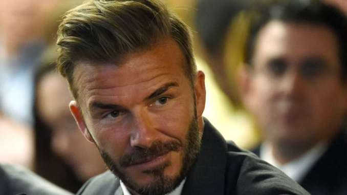 david beckham face