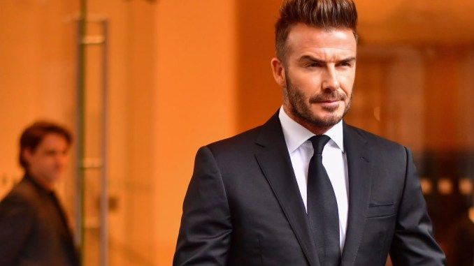 david beckham suit