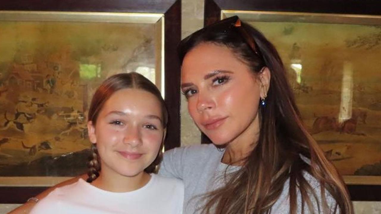 Harper and Victoria Beckham