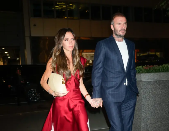 Photos: David Beckham, wife serve posh, power couple look on NYC dinner date