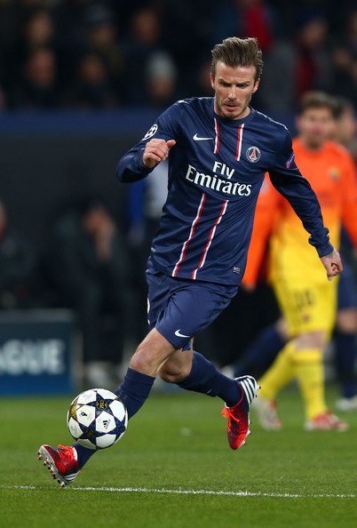 David Beckham Pictures - Paris St Germain v Barcelona - Zimbio