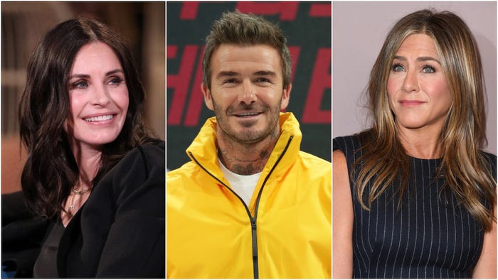 courtney cox david beckham jennifer aniston