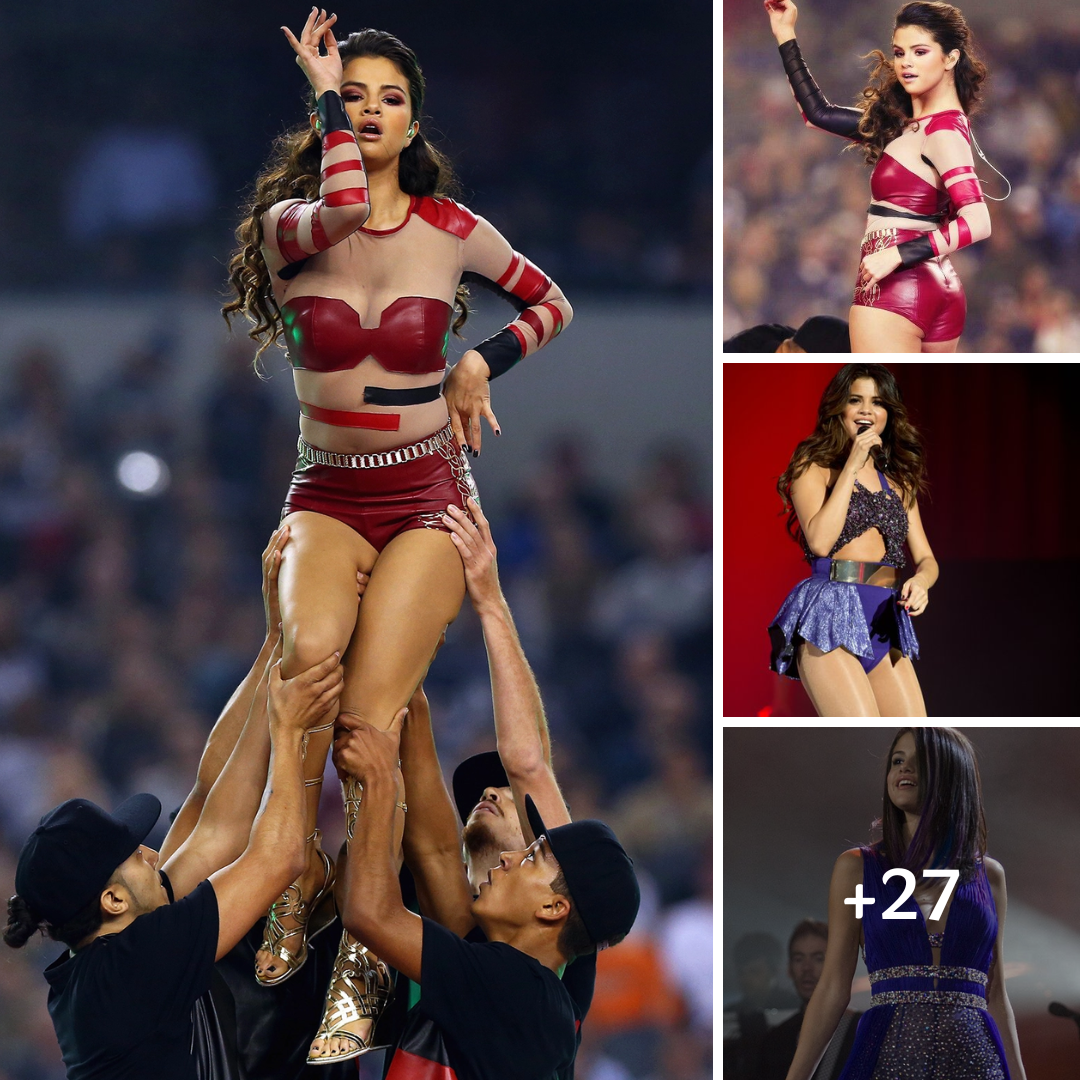 Selena Gomez rocks the NFL at halftime