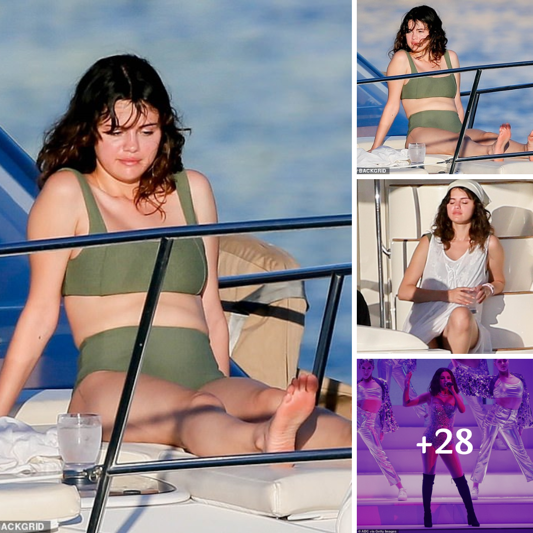 Selena Gomez wears green bikini aboard luxury yacht in Hawaii