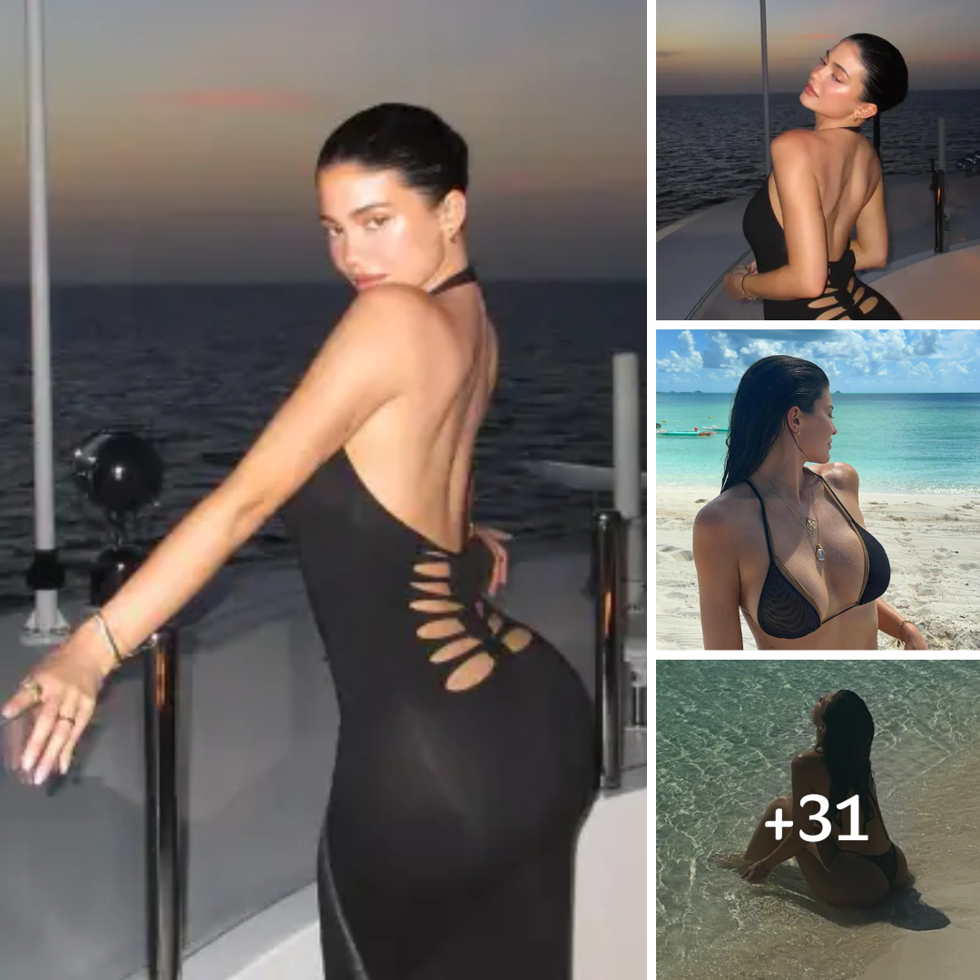 Kylie Jenner shows off curves and famous backside in sexy cutout dress as she thanks loved ones for ‘birthday wishes’