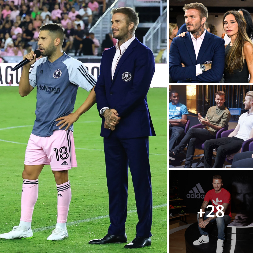 David Beckham Suits Up in Timeless Leather Shoes to Cheer on Inter Miami With Victoria Beckham