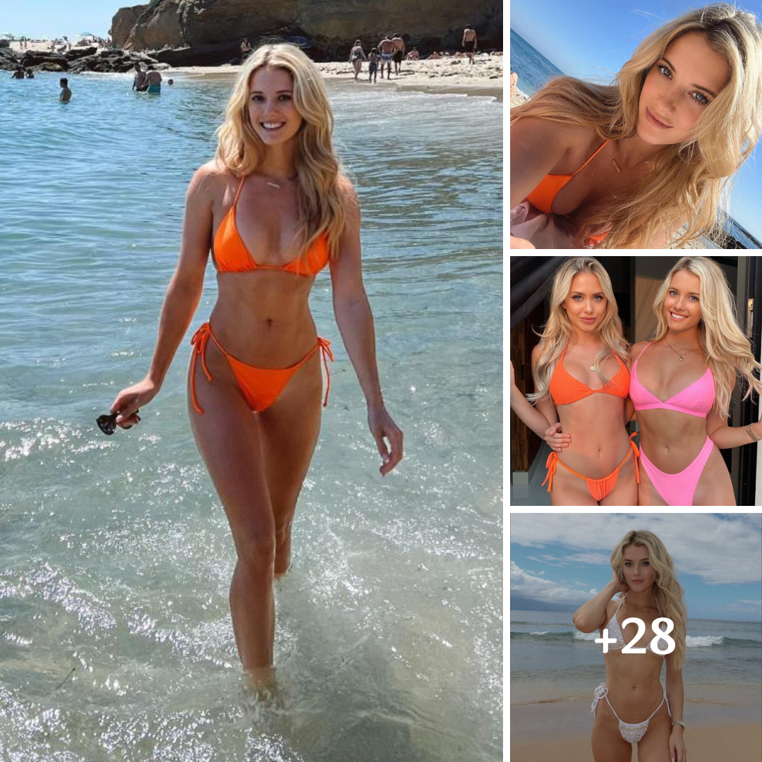 Lindsay Brewer stuns in sexy orange bikini as fans tell her ‘you’re the one’