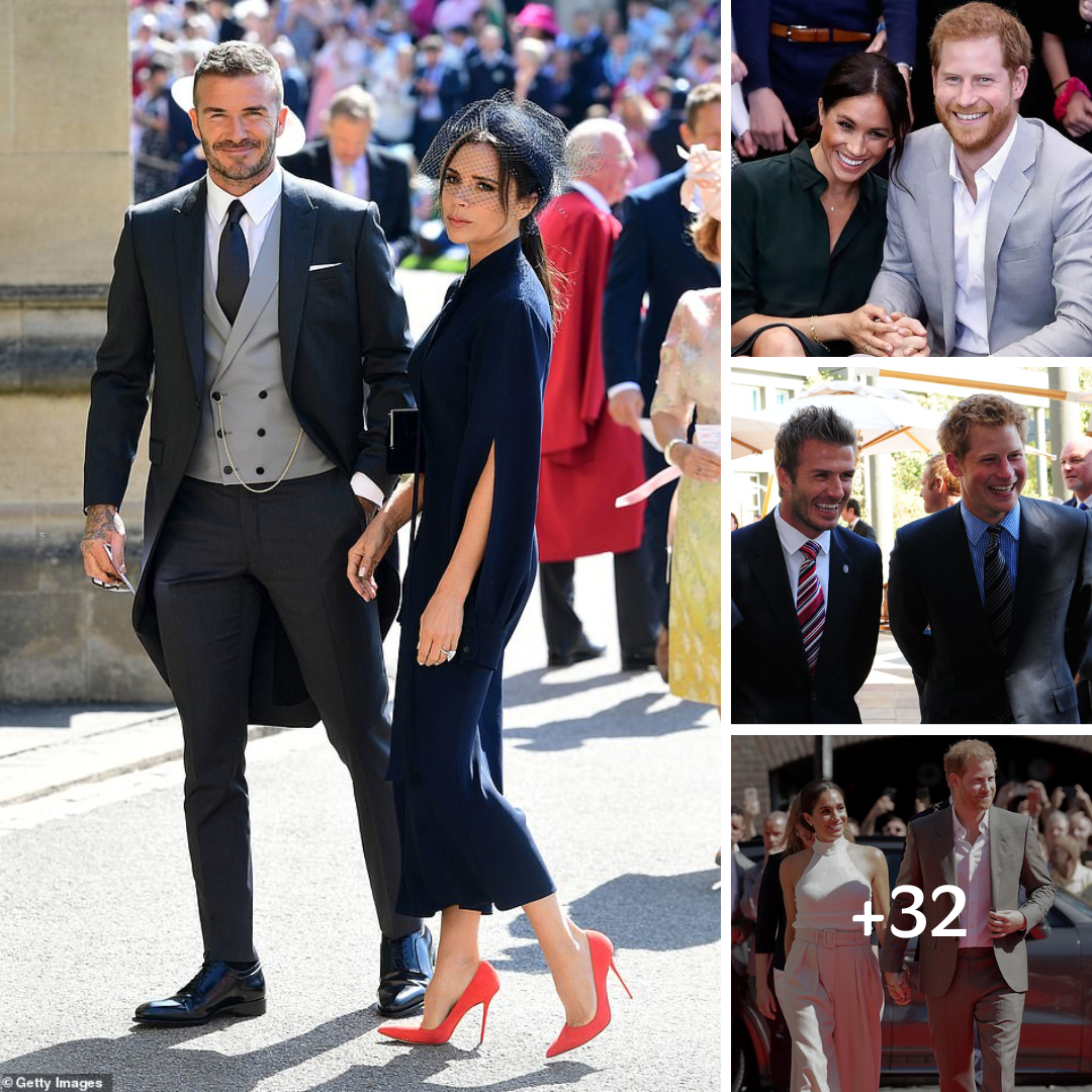 Meghan Markle was ‘starstruck’ and ‘squealed’ the first time she saw Victoria Beckham, old friend claims – amid reports the Sussexes have fallen out with Posh and Becks