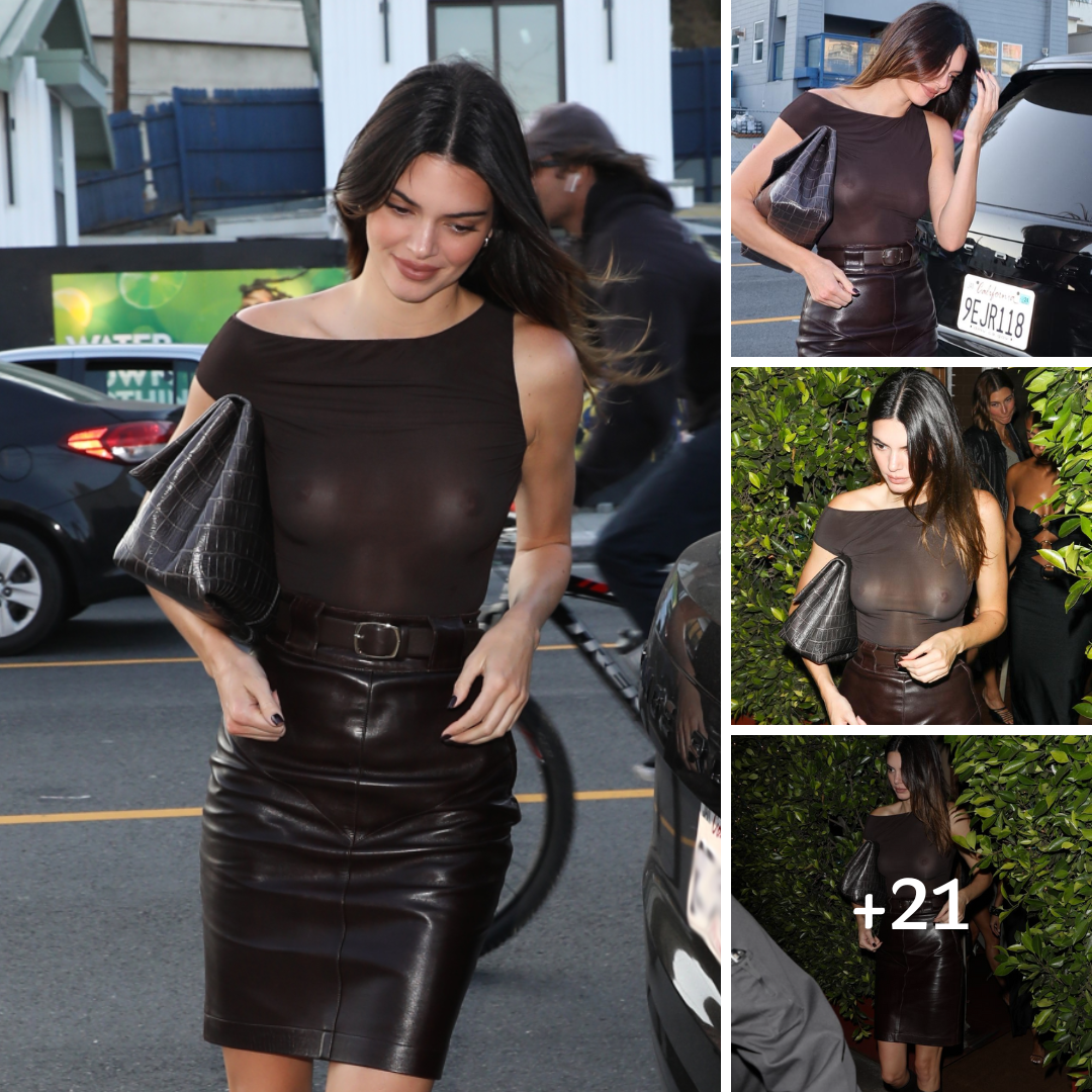 Kendall Jenner flashes her nipples as she goes braless in see-through top for very racy new photos