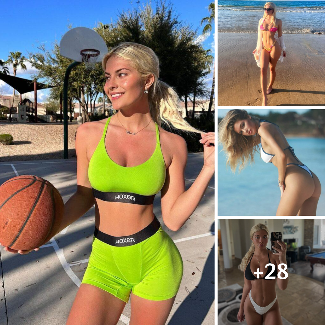 Basketball Player Hannah White Flaunts Her Fit Body In Tiny Bikini