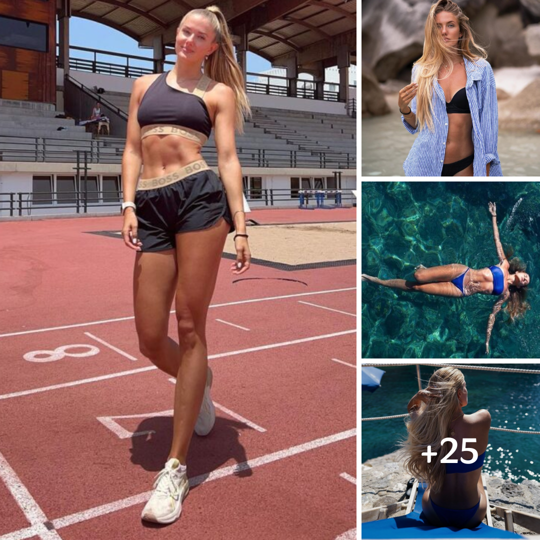 Alica Schmidt Named ‘World’s Sexiest Athlete’ Shows ‘Abs On Fire’