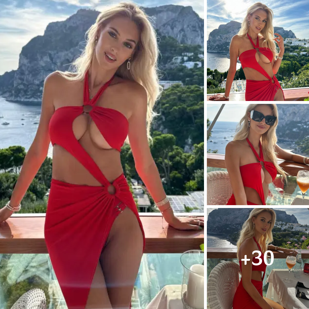 Veronika Rajek leaves very little to imagination in revealing outfit on vacation and has adoring fans in awe