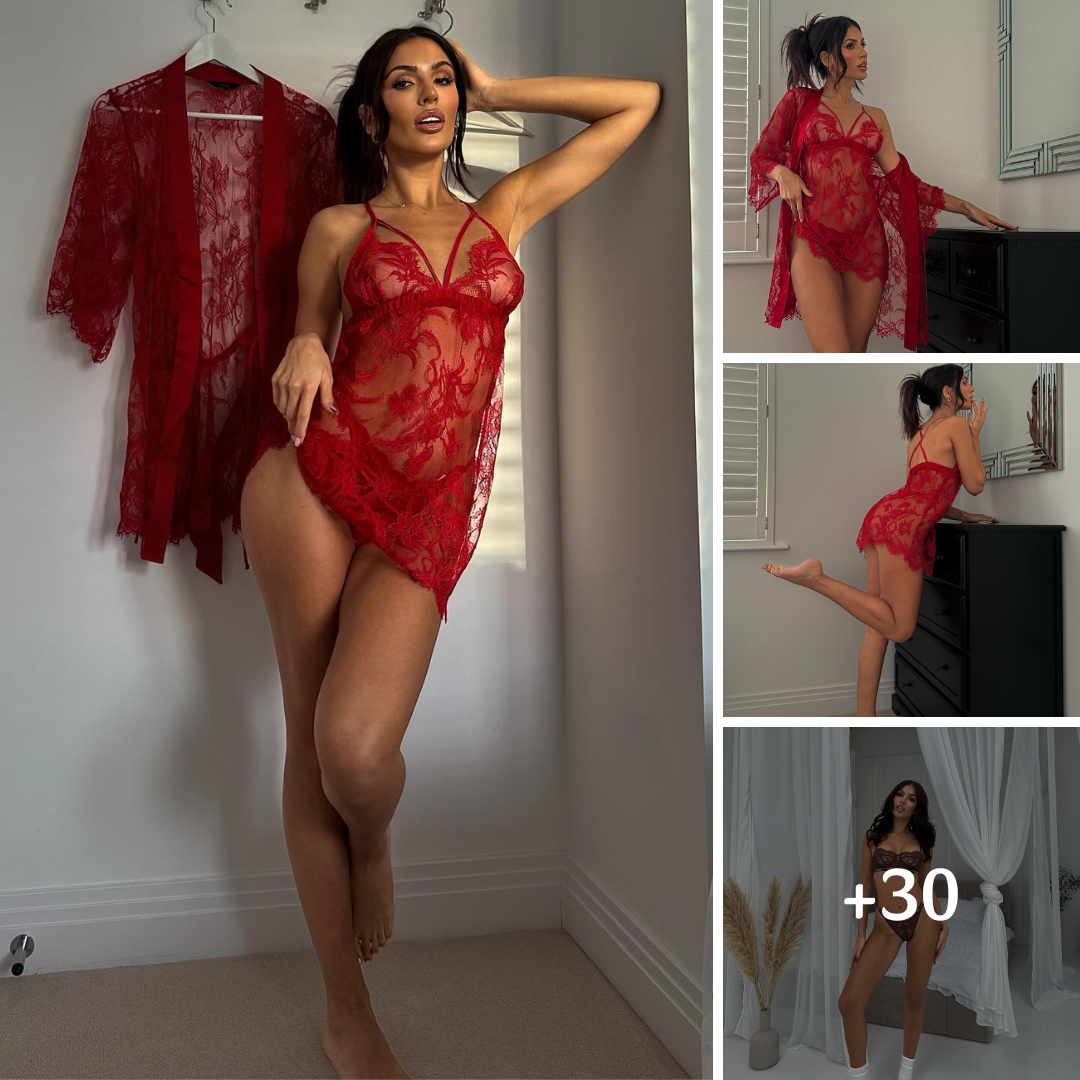 Emily Faye Miller In Sheer Lingerie Is ‘In My Red Era’