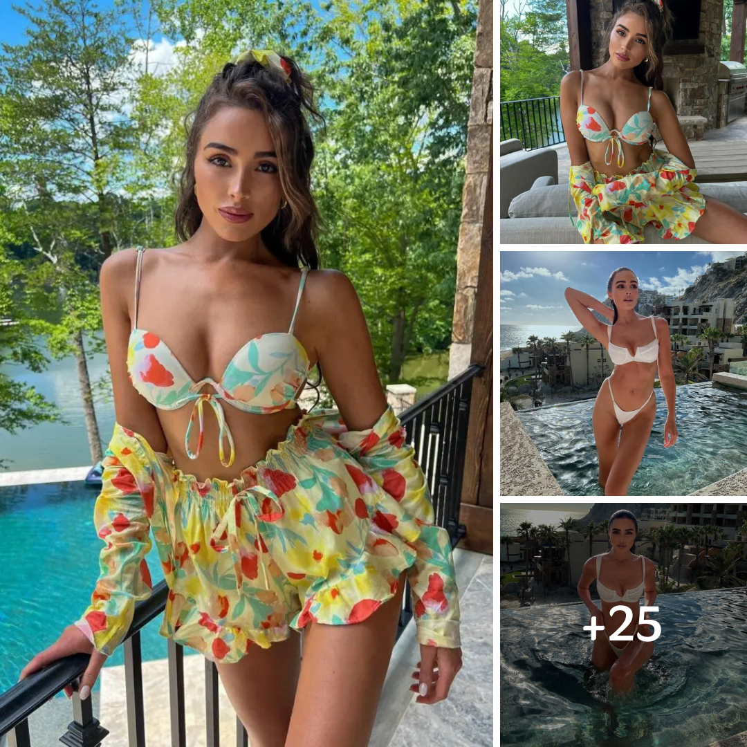 Olivia Culpo Flashes Busty Assets & Ripped Abs During ‘Pool Pawwwty’