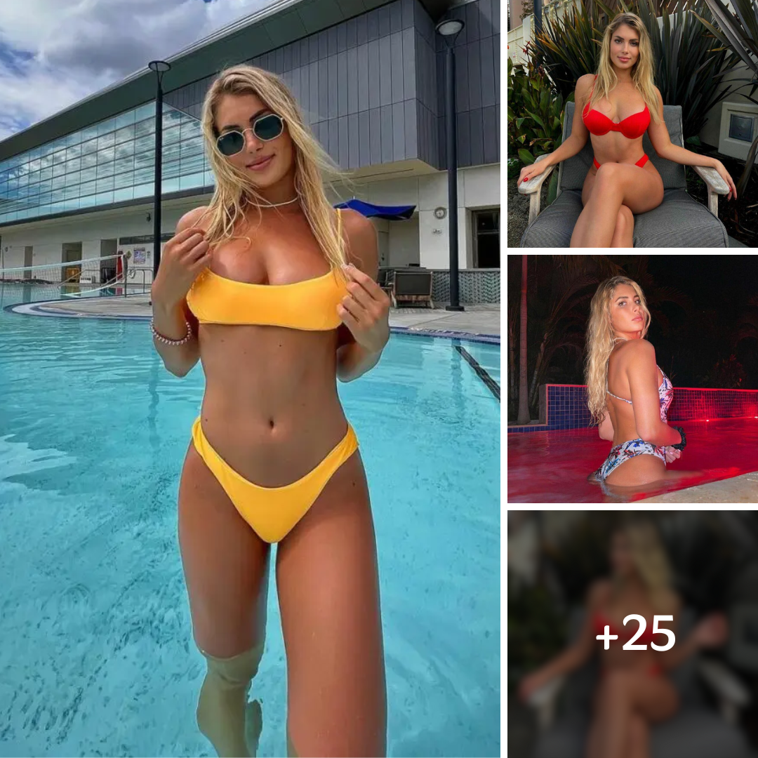 Swimmer Andreea Dragoi In Her Little Bikini Is A HOT ‘Lady In Red’