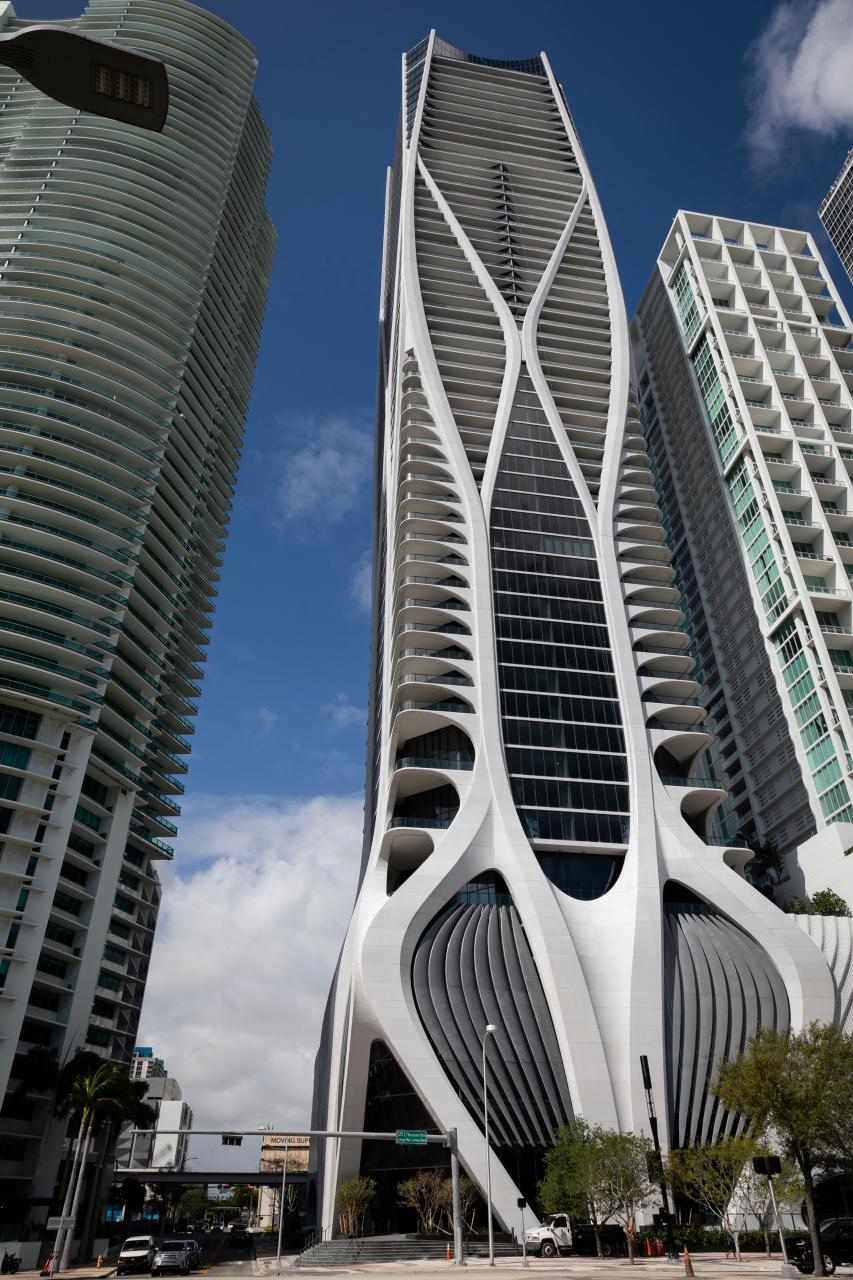 In Miami, the Beckhams own a penthouse in the One Thousand Museum building