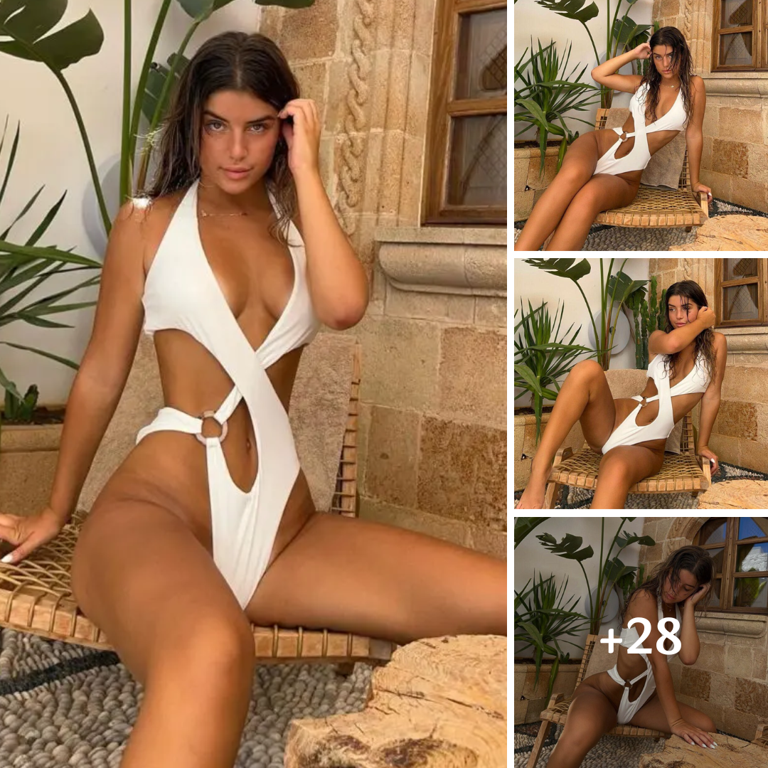 Martial Artist Zoe Gara Displays Her Bodacious Body In White Swimsuit!