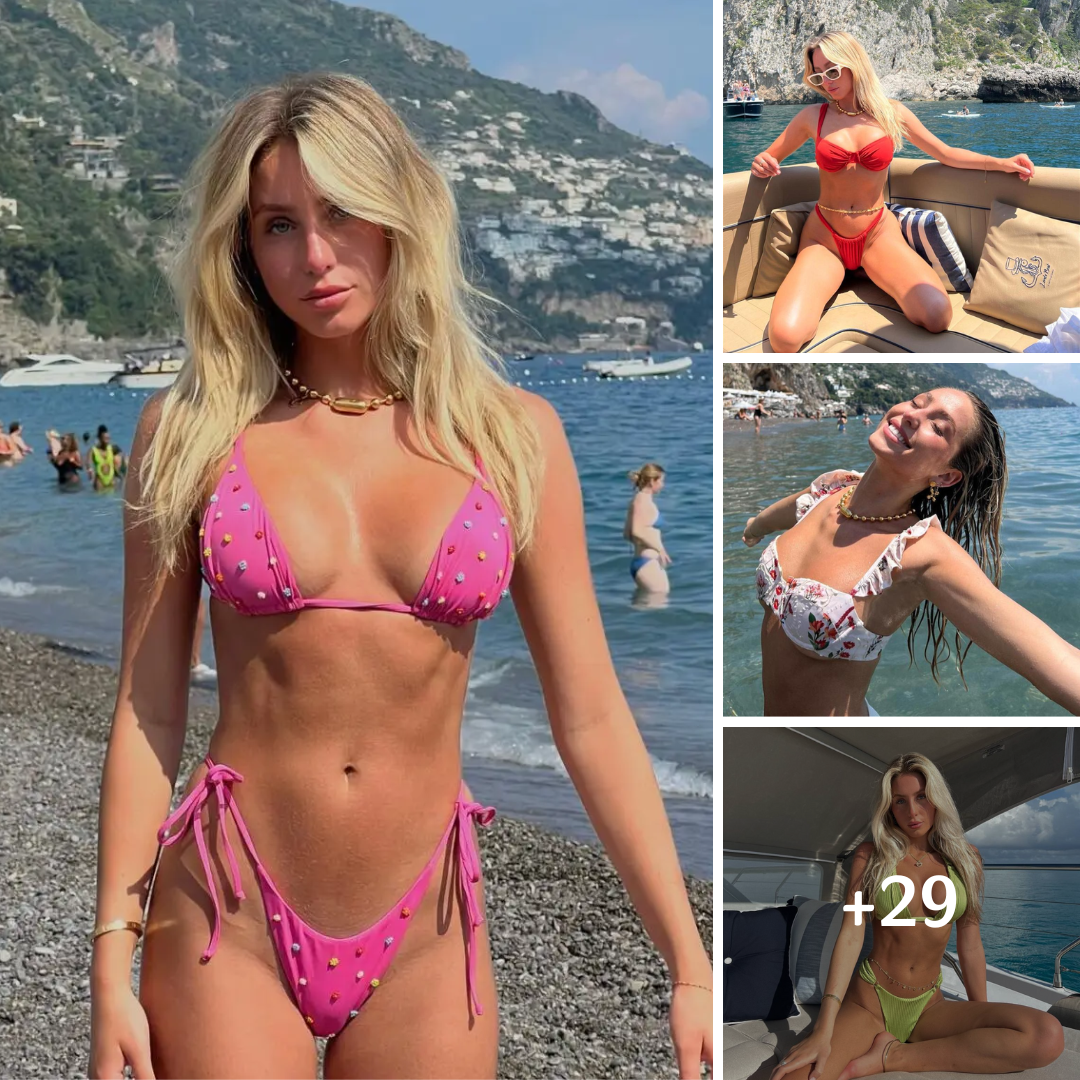 TikTok Star Alix Earle Soaks Up The Sun In Italy In Her Little Bikini